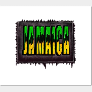 Jamaica colours Jamaican Flag Roots Jamaica Independence Posters and Art